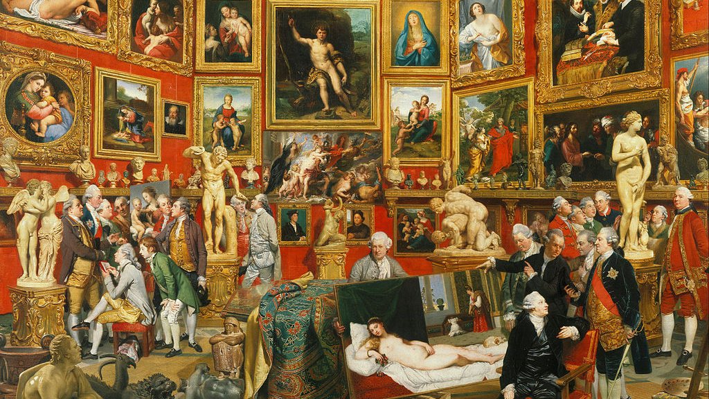 Tribuna of the Uffizi Johan Zoffany Date: 1772 - 1778