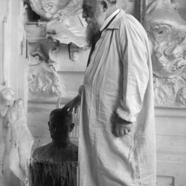 Auguste Rodin at Meudon Gertrude Kasebier Date: 1905