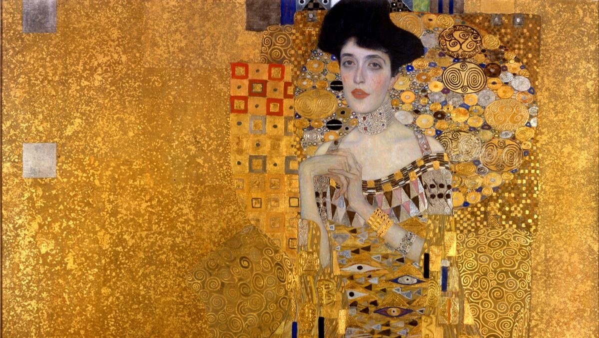 Portrait of Adele Bloch-Bauer I Gustav Klimt Date: 1907