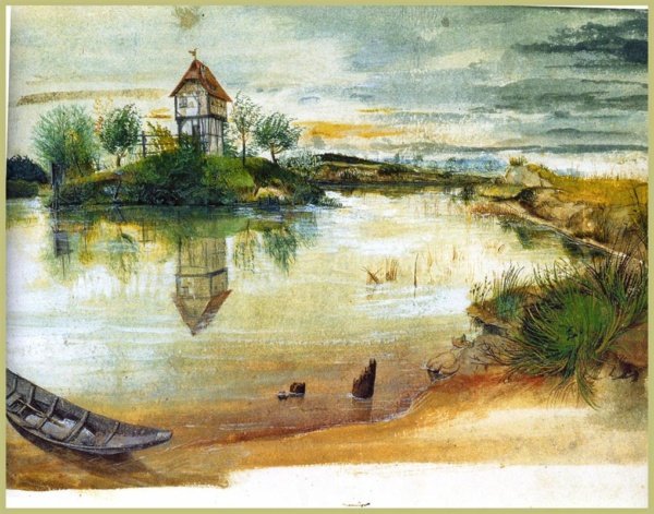 House by a Pond Albrecht Durer Date: c.1496