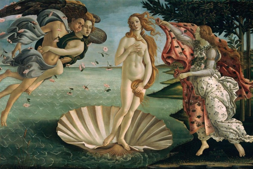 The Birth of Venus by Sandro Botticelli (1483-1485