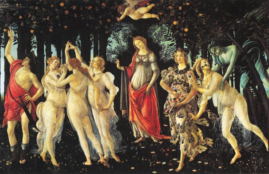 The Spring
Sandro Botticelli
Original Title: Primavera
Date: 1478 - 1482; Florence, Italy